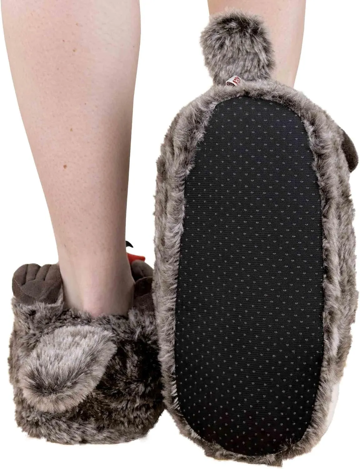 Lazy One Animal Critter Slippers for Kids and Adults, Cute and Cozy Slippers
