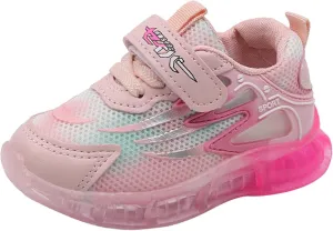 Light Up Toddler Shoes Casual Breathable Non-Slip Unisex Luminous Sneakers for Girls Boys Flashing Sport Sneakers