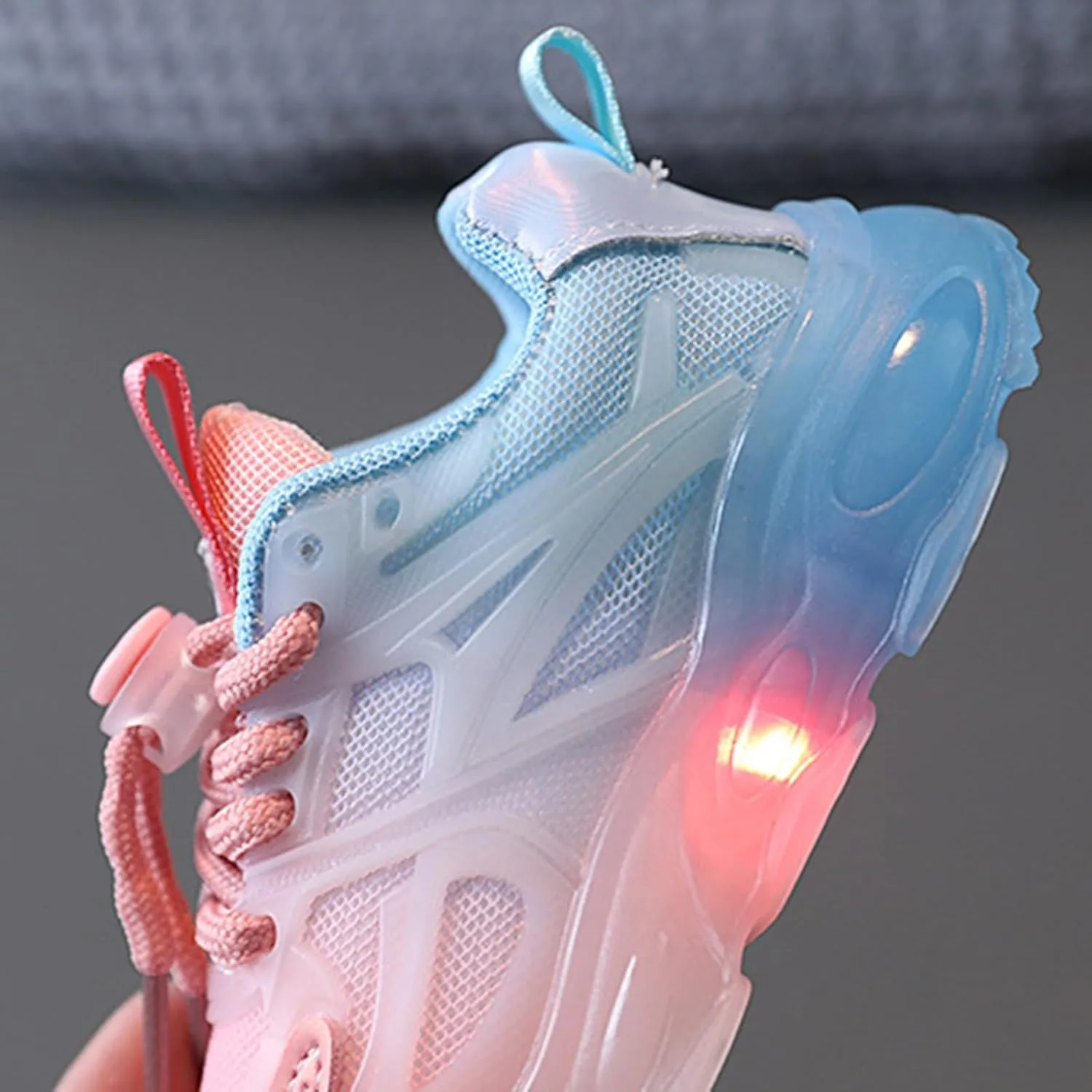 Little Boys Girls Light Up Shoes Breathable Lightweight Comfy Soft Running Trainer Tennis Sneakers for Toddler Kids