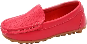 Loafers Leather Soft Sole Non Slip Sneaker for Childrens Boys Girls Kids Outdoor Indoor Sport Shoes Toddler Cozy Casual