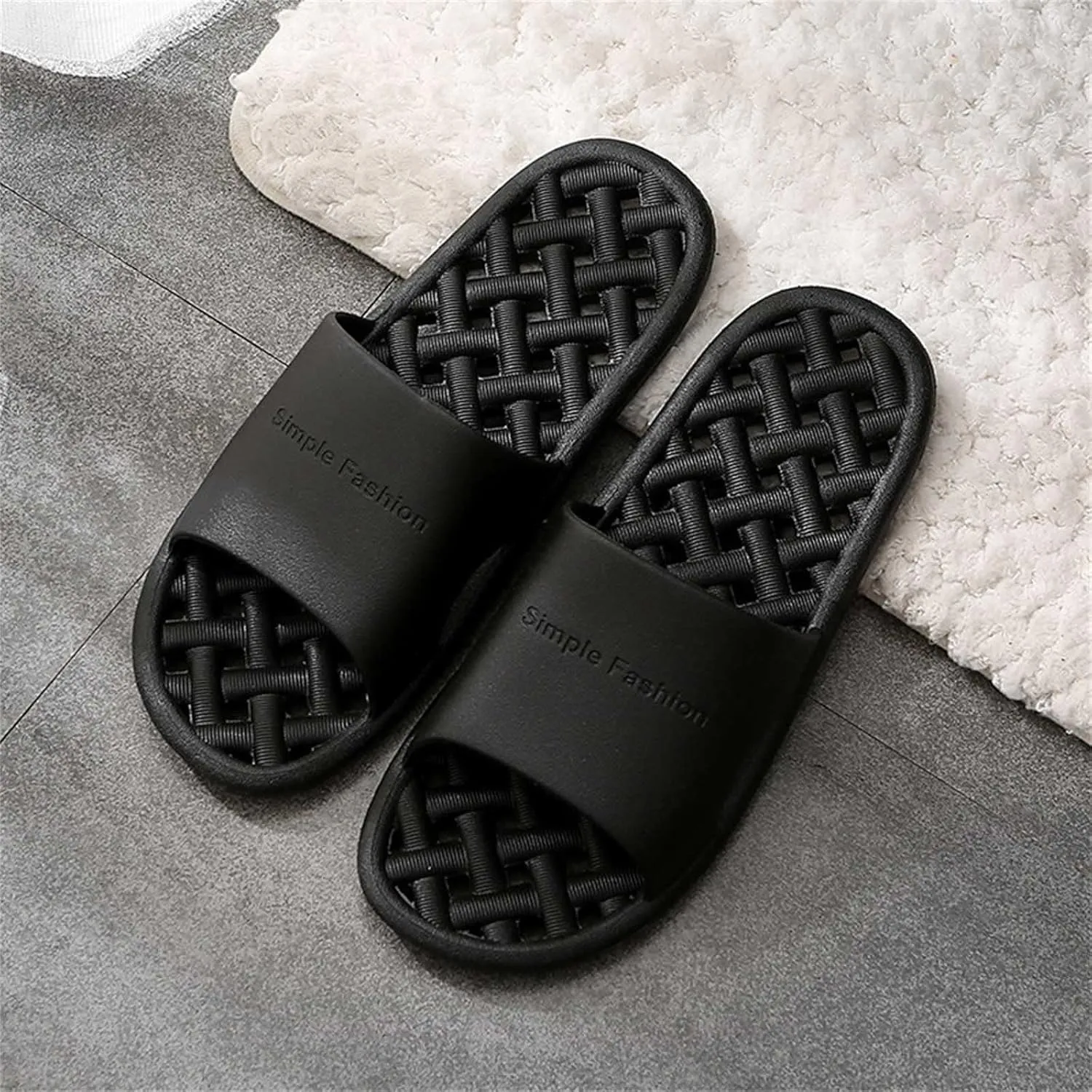 Mens Shower Shoes Shower Shoes Women Cloud Slippers for Men Womens Slides Living Room Non Slip Public Slippers