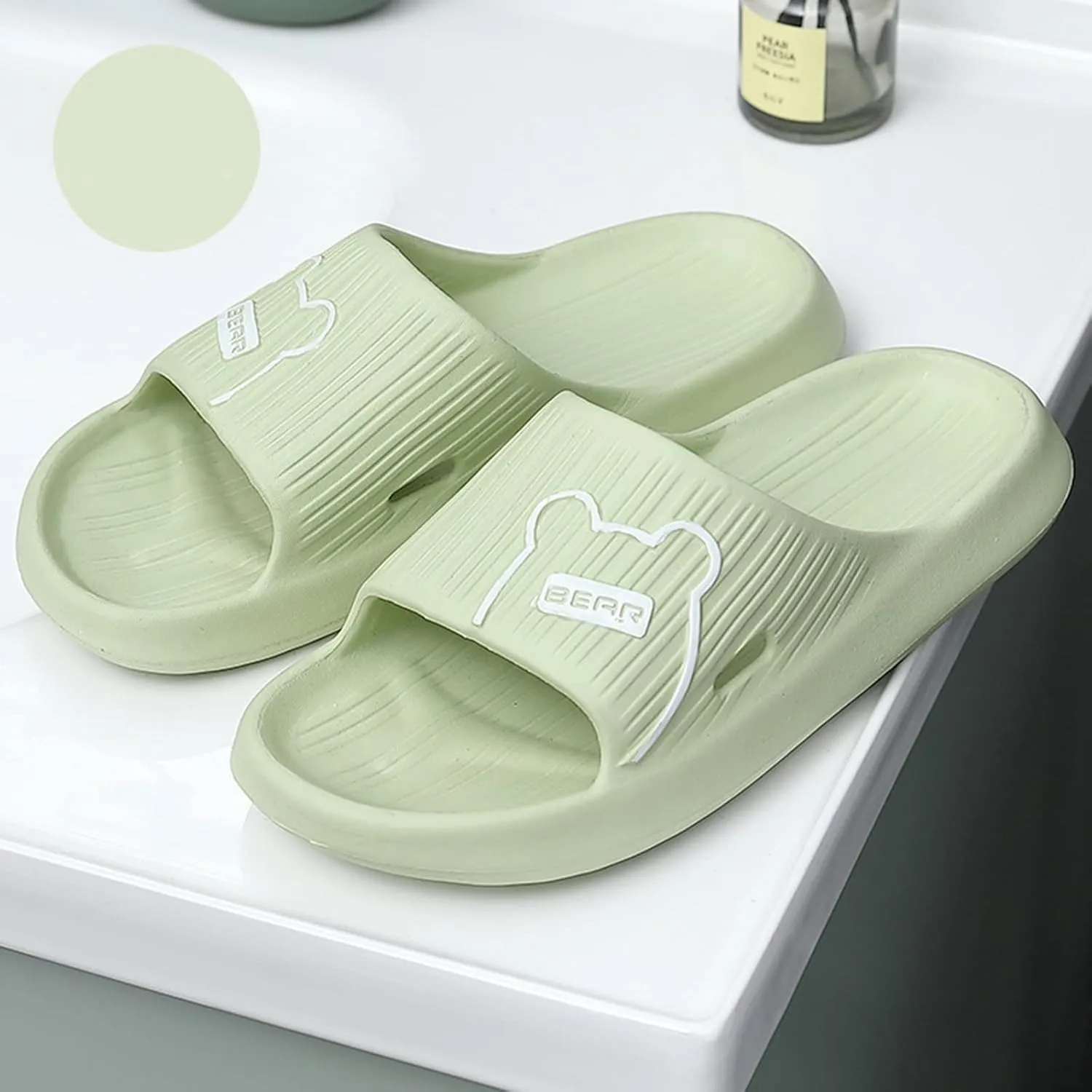 Mens Slides Womens Slides Cloud Slippers for Men Shower Shoes Women Public Ultra Comfort Pool Slippers