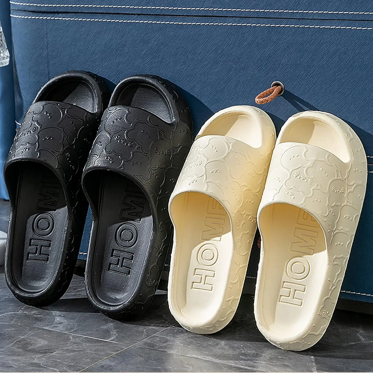 Mens Slides Womens Slides Mens Slippers Shower Shoes Women Open Toe Ultimate Comfort Non Slip Slippers