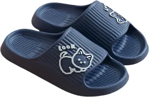 Mens Slippers Shower Shoes Women Cloud Slippers for Men Womens Slides Quick Drying Pool Living Room