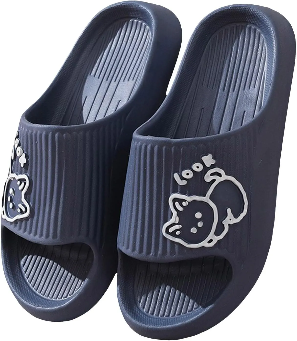 Mens Slippers Shower Shoes Women Cloud Slippers for Men Womens Slides Quick Drying Pool Living Room
