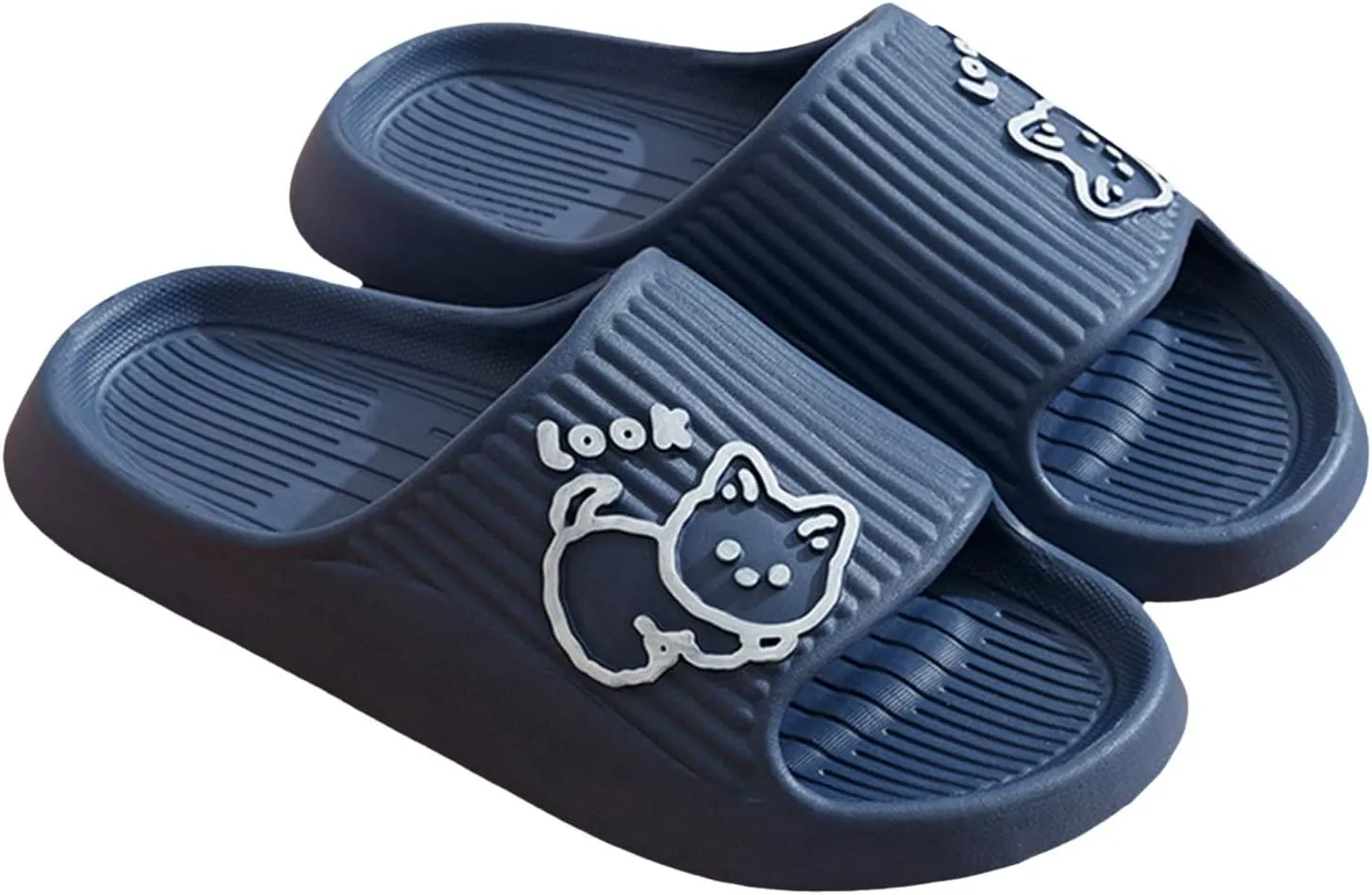 Mens Slippers Shower Shoes Women Cloud Slippers for Men Womens Slides Quick Drying Pool Living Room