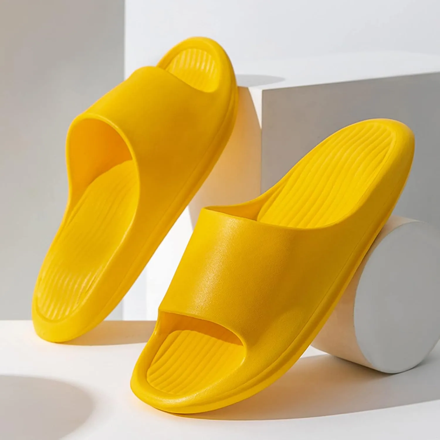 Mens Slippers Slides for Women Bathroom Slippers Men Shower Shoes Women Public House Slides Indoor
