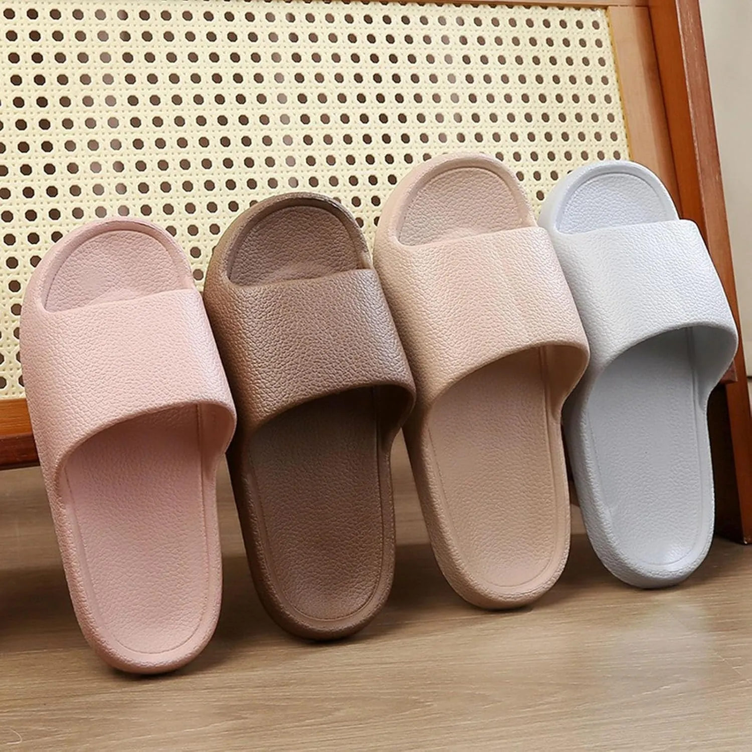 Mens Slippers Womens Slides Mens Shower Shoes Shower Shoes Women Living Room House Slides Soft Sole Slippers