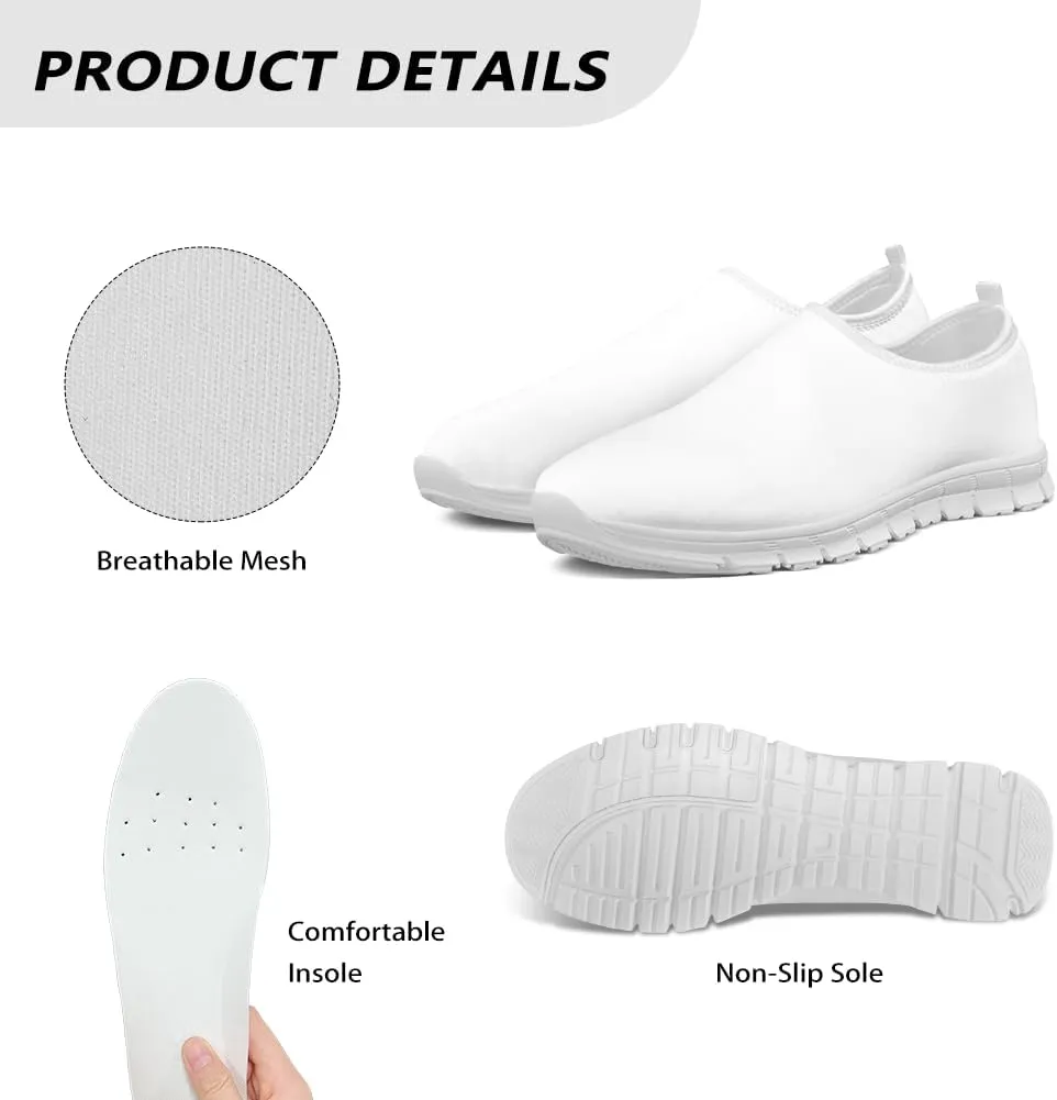 Micoklinlin Sneakers for Women Men Lightweight Loafers Personalized Sport Shoes Teens Girls Boys Daily Shoes