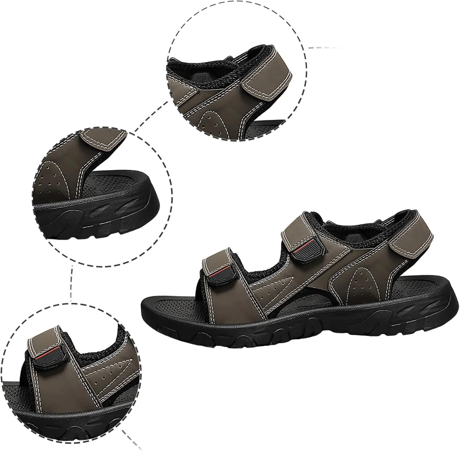New Outdoor Water Slippers For Dad's Casual Sports Beach Shoes Men's Thong Sandals