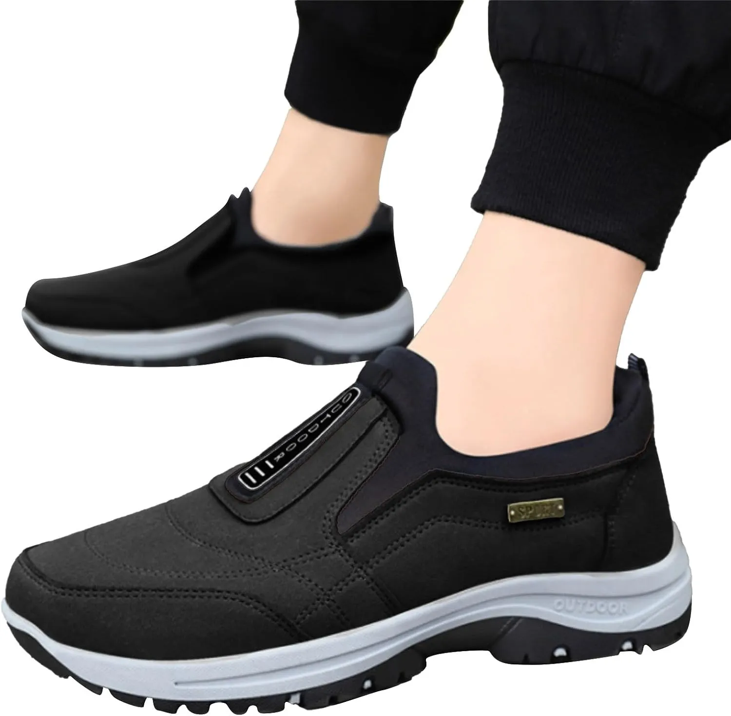 Orthoture Mens Shoes Orthowalkway Mens Shoes Outdoor Casual Arch Support Orthopedic Slip On Walking Shoes Sneakers