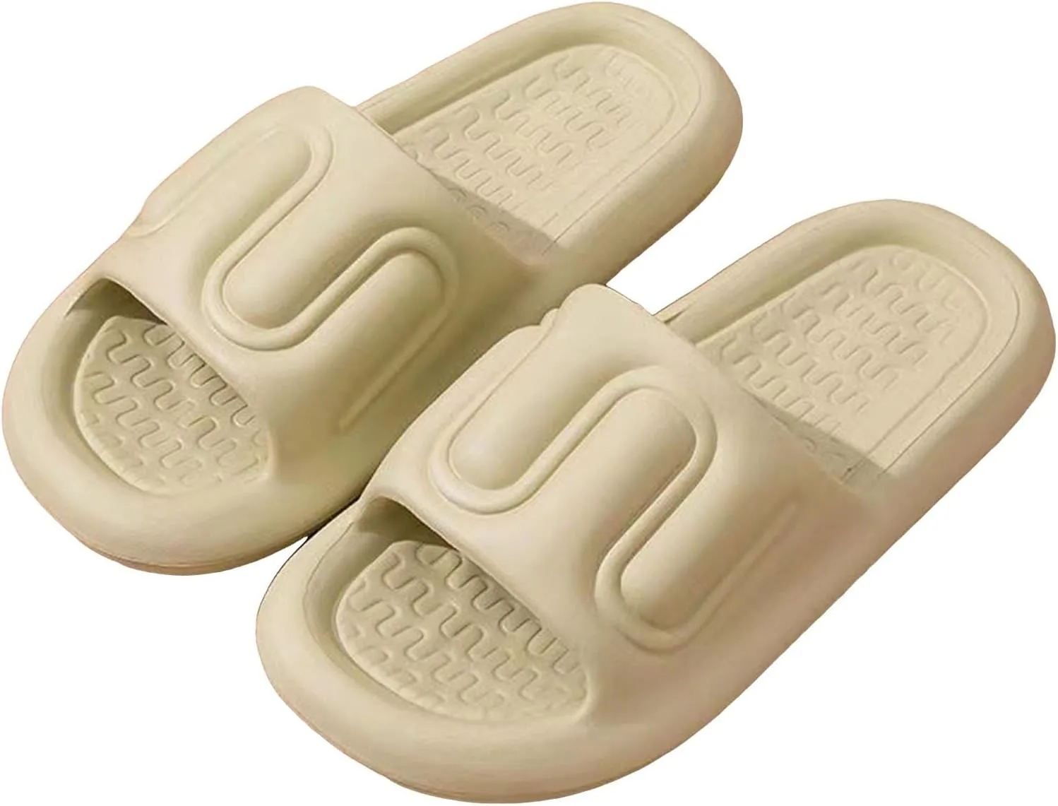Pillow Slippers for Women Comfortable Quick Drying Shower Slides Arch Support Sandals Cloud Slippers for Women