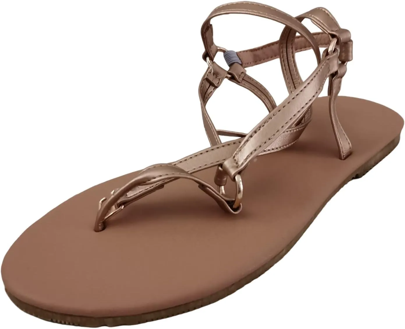 Sandals for Women Summer Flip Flops Slip On Flats Sandals Peep Toe Thong Buckle Strap Slipper Sandals 35-43