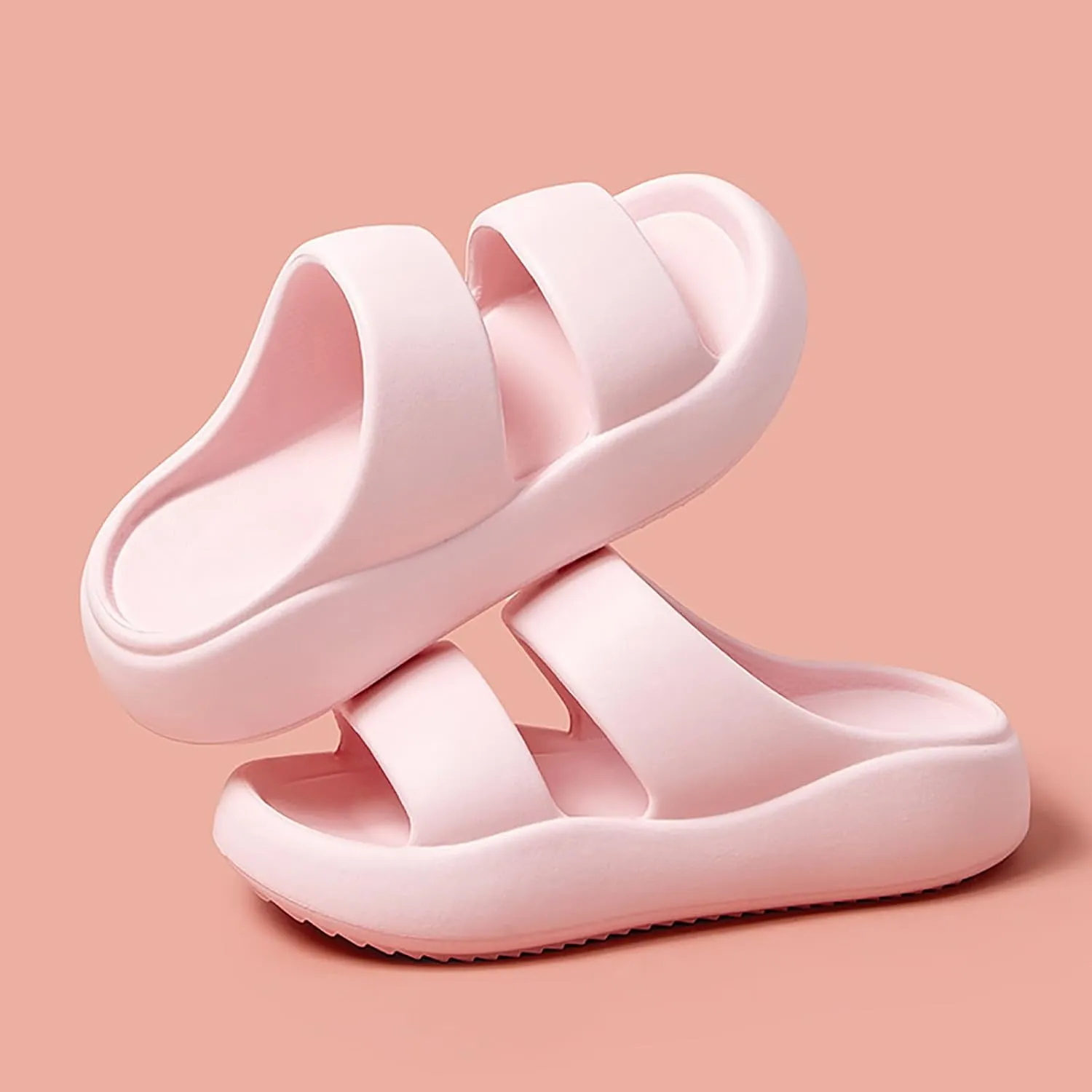 Shower Shoes Mens Bath Slippers Womens Cloud Slides Pillow Slippers House Home Dry Quickly Quick Drying