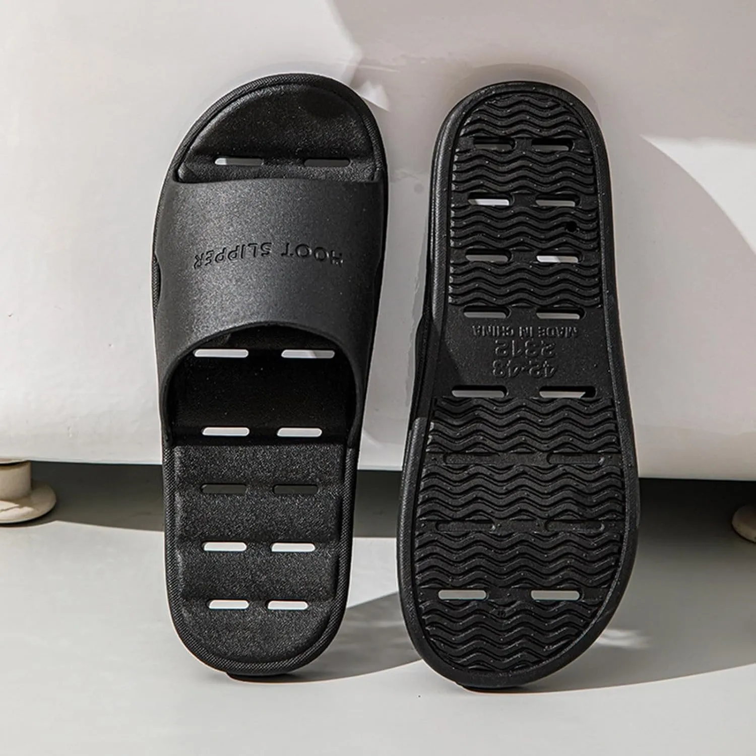 Shower Slides for Women with Drainage Hole Water Shoe Beach Non Slip Sandals Vacation Sandals for Women