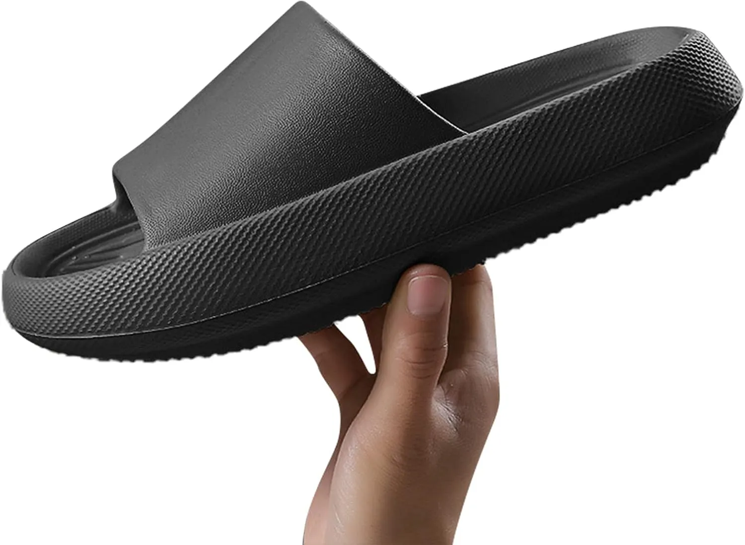Showers Sandals Mens Pillow Slippers Womens Shower Shoes Indoor Slipper Shower Slides Comfort Lightweight Open Toe