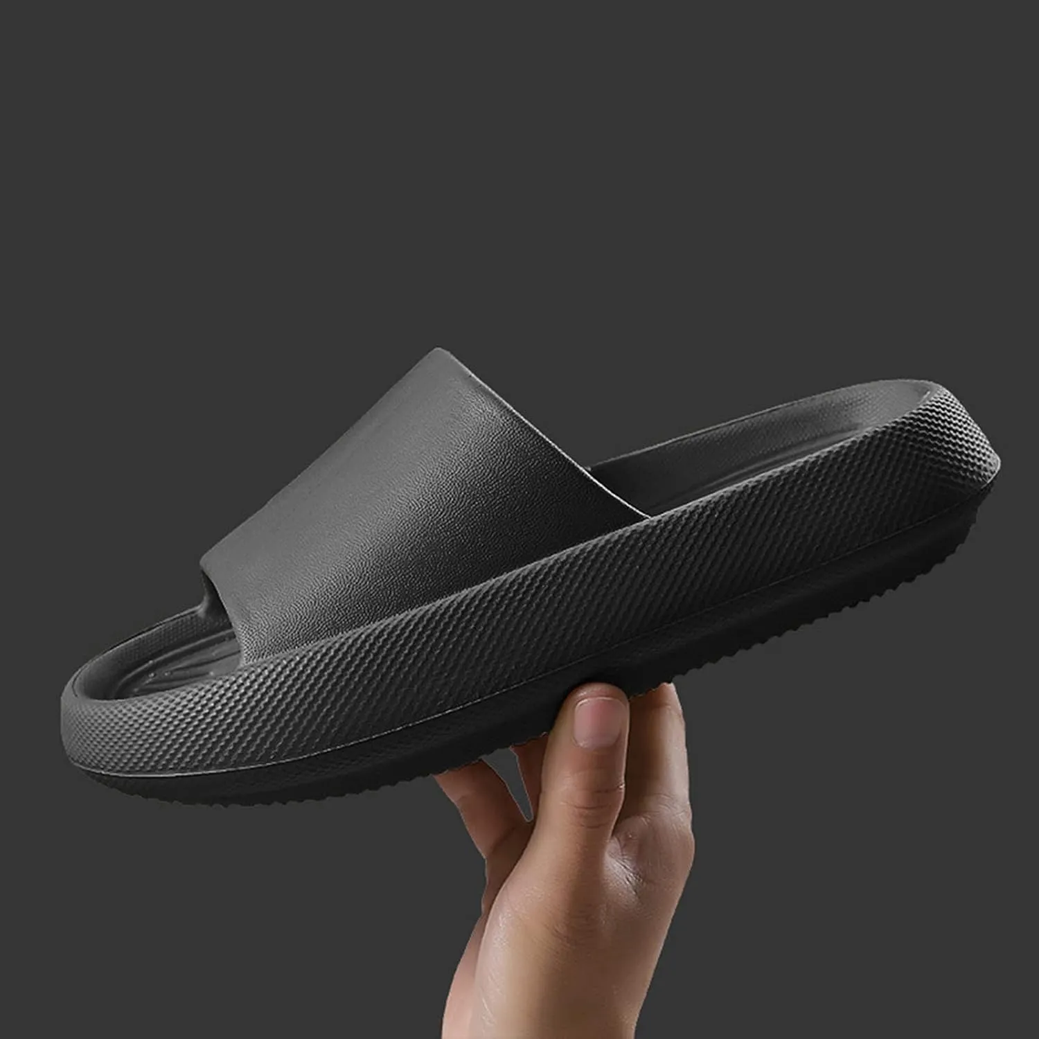 Showers Sandals Mens Pillow Slippers Womens Shower Shoes Indoor Slipper Shower Slides Comfort Lightweight Open Toe