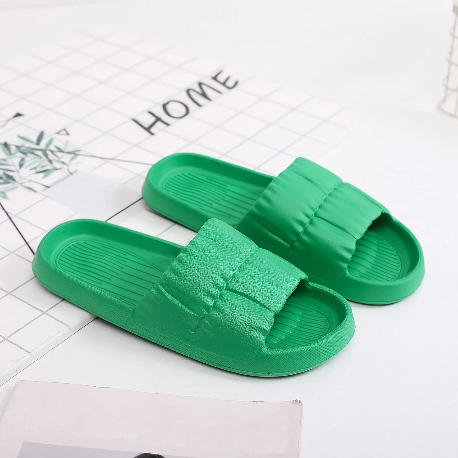 Slides for Men Womens Slides Mens Slippers for Women Soft Sole Living Room Ultimate Comfort Slippers