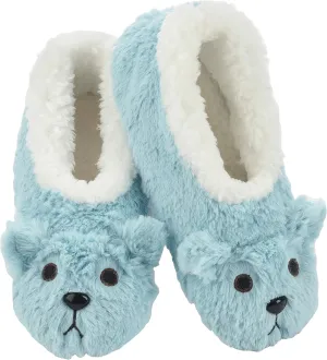 Snoozies Slipper Socks Animal Furry – Cozy, Foldable Slippers for Women, Non Slip Socks for Travel & Indoors