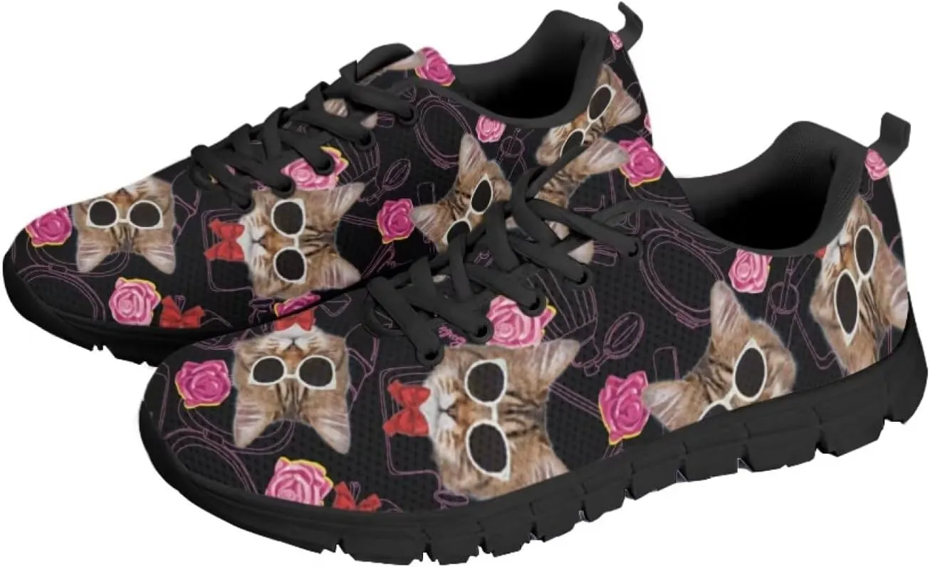SYtrade Tennis Shoes Slip On Women's Fashion Sneaker Black Sole Run Sneakers