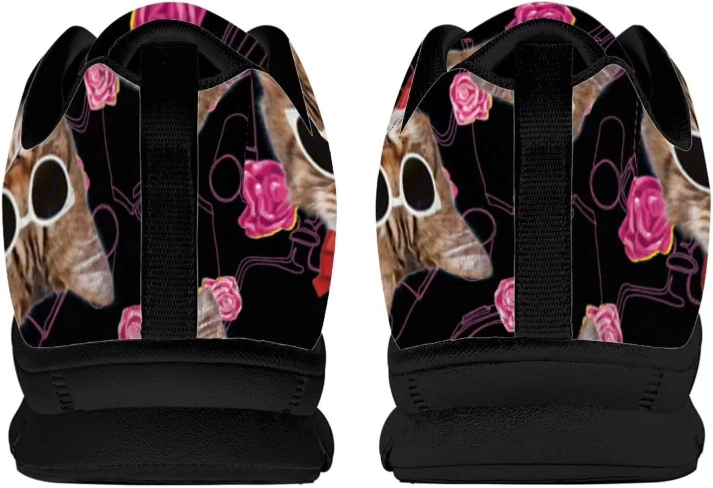 SYtrade Tennis Shoes Slip On Women's Fashion Sneaker Black Sole Run Sneakers