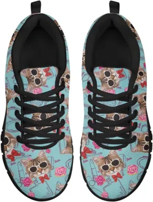 SYtrade Tennis Shoes Slip On Women's Fashion Sneaker Black Sole Run Sneakers