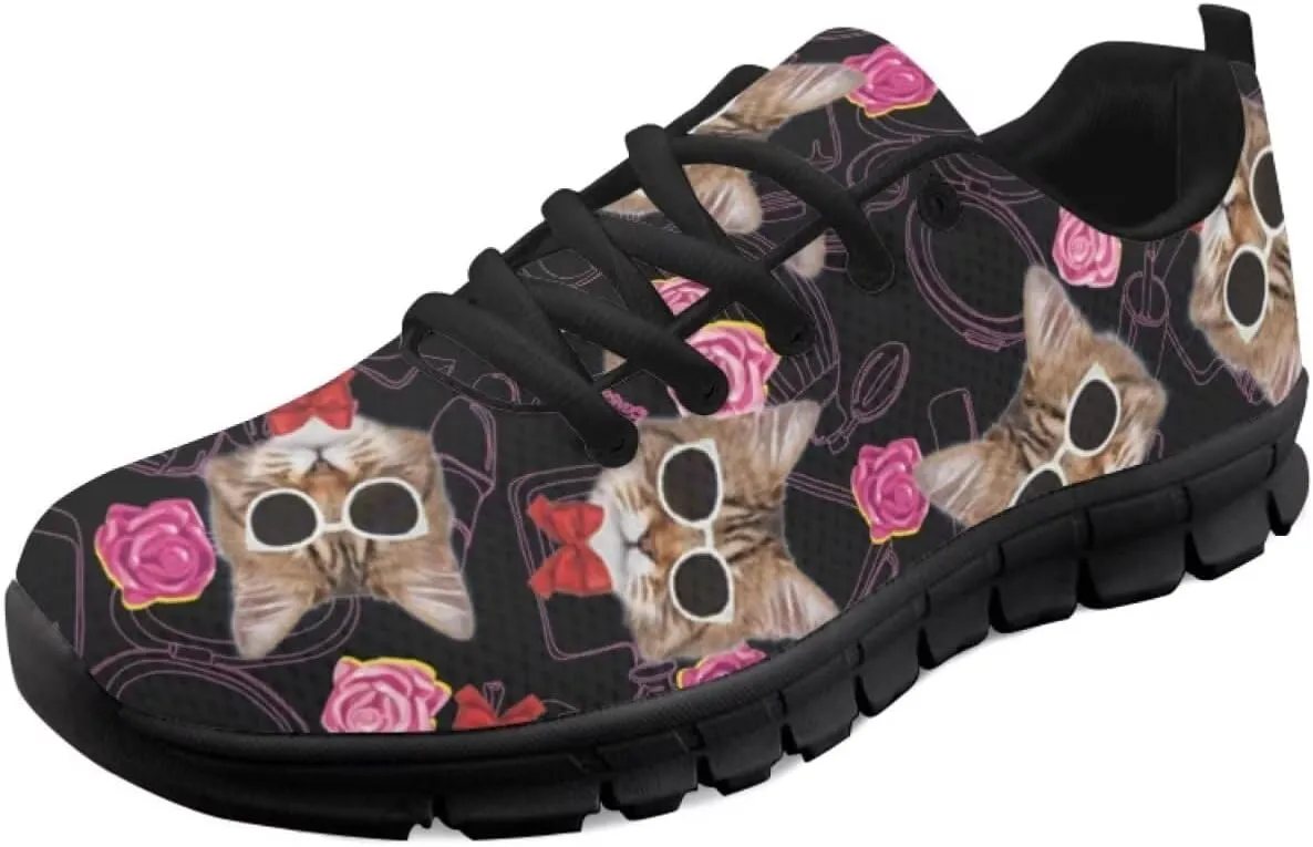 SYtrade Tennis Shoes Slip On Women's Fashion Sneaker Black Sole Run Sneakers