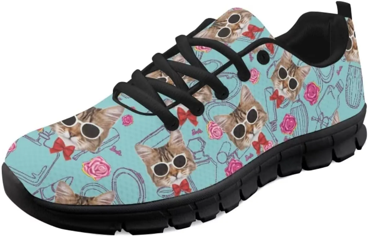 SYtrade Tennis Shoes Slip On Women's Fashion Sneaker Black Sole Run Sneakers