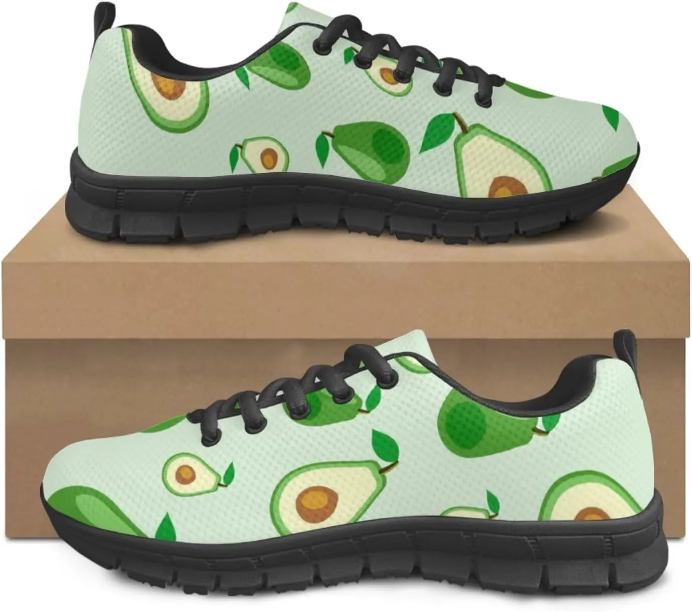 SYtrade Tennis Shoes Slip On Women's Fashion Sneaker Black Sole Run Sneakers