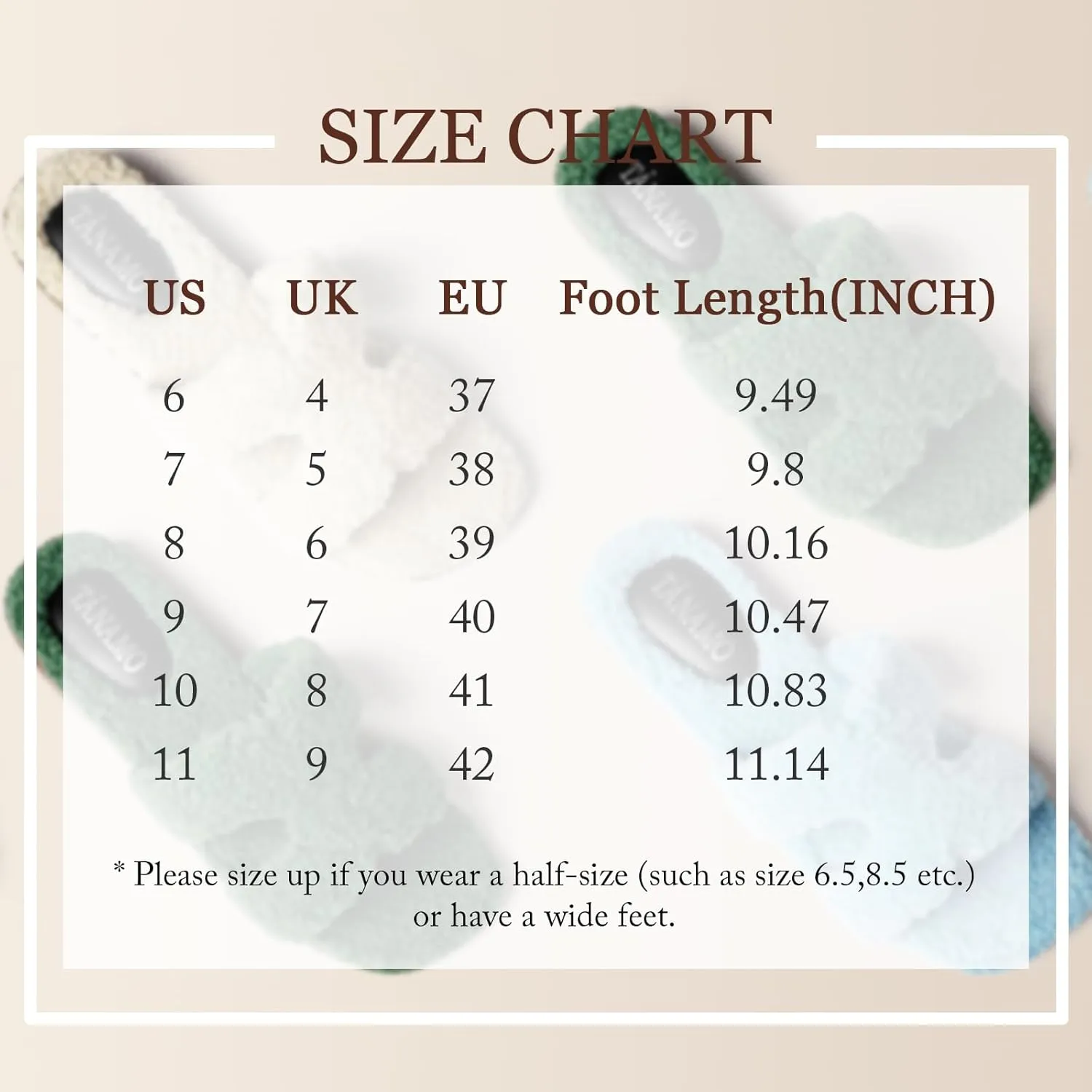 Tanamo Women's Fuzzy Cozy Slippers Slides House Slippers for Women Indoor Outdoor Dressy Flat Sandals Square Open Toe Casual