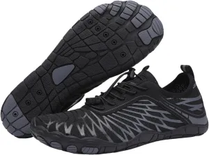 Thatrich Hike Barefoot Shoes for Women Men Wide Toe Box Sneakers Non-Slip Waterproof Comfy Breathable Water Shoe Hiking Travel Athletic Zero Drop Running Grounded Footwear Lightweight Casual Unisex