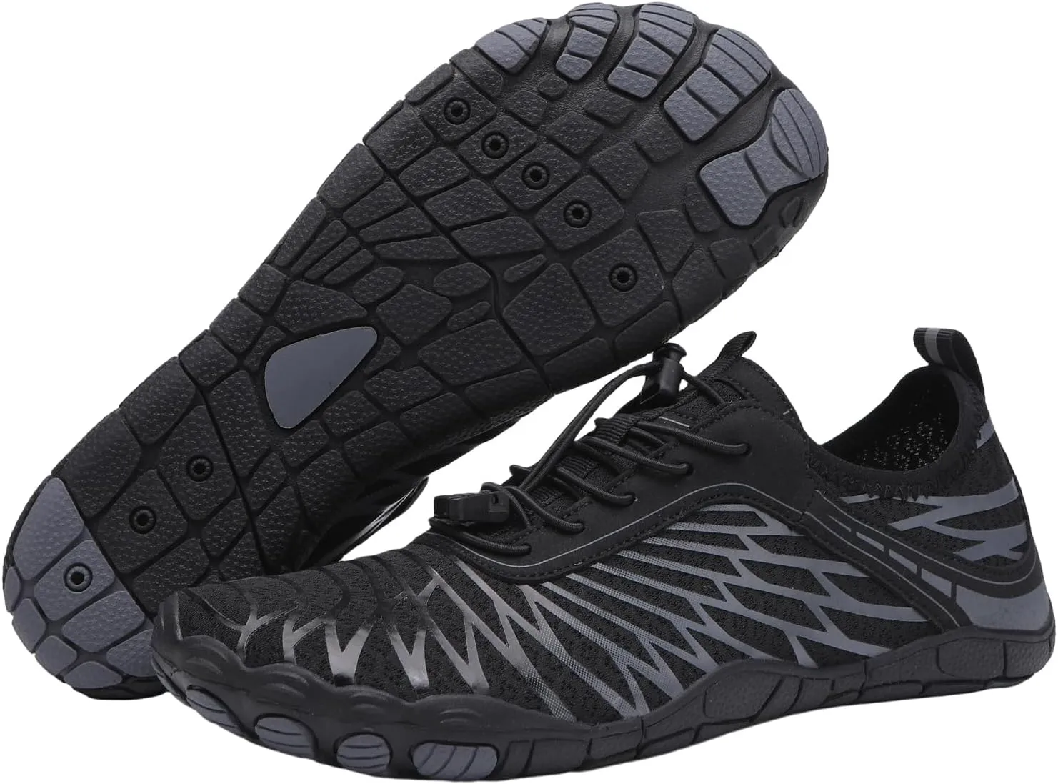 Thatrich Hike Barefoot Shoes for Women Men Wide Toe Box Sneakers Non-Slip Waterproof Comfy Breathable Water Shoe Hiking Travel Athletic Zero Drop Running Grounded Footwear Lightweight Casual Unisex