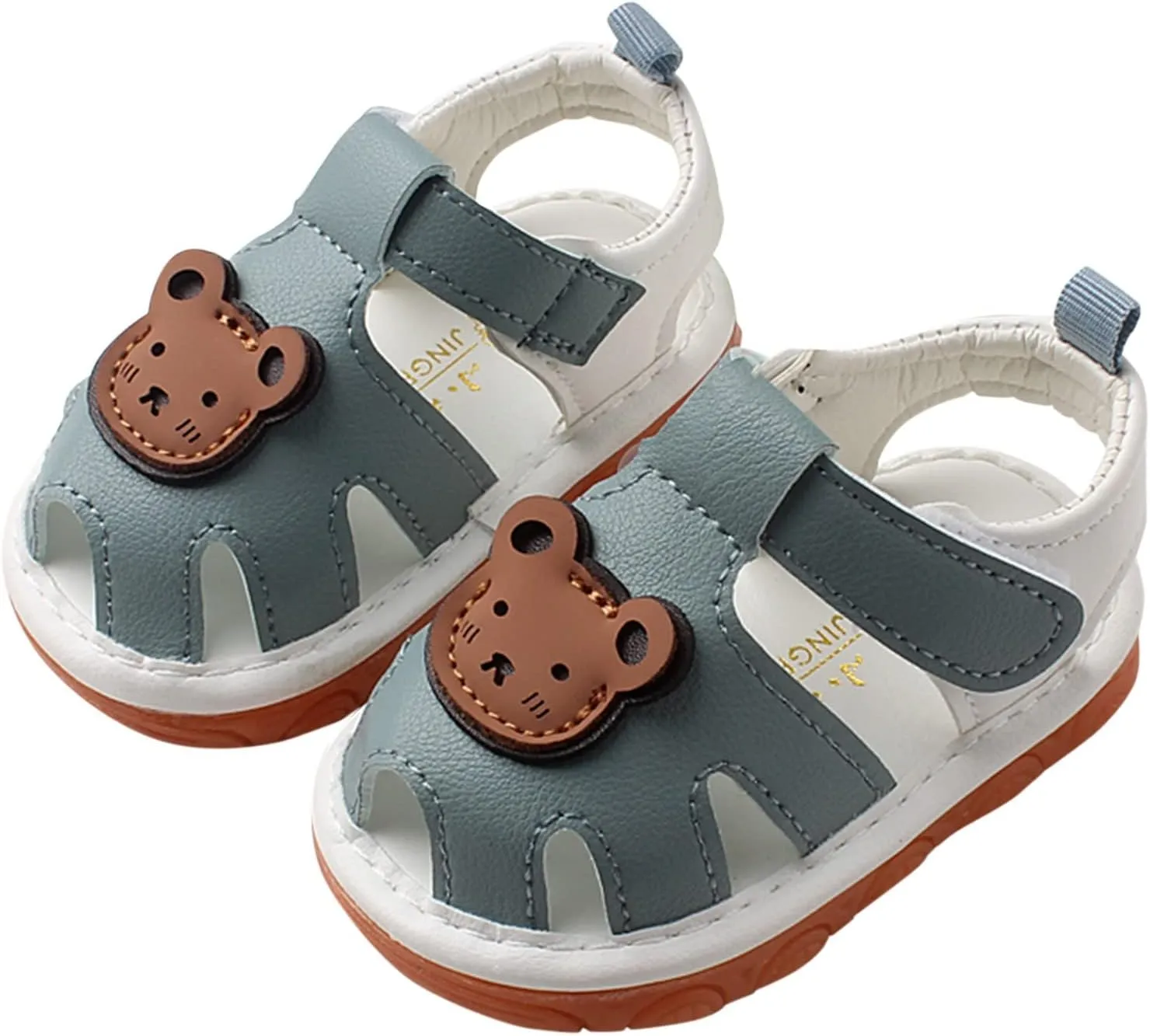 Toddler Baby Non Slip Sandals Lightweight Breathable Sneakers Luminous Run Sandals Adjustable Anti Slip Shoes