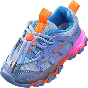 Toddler Boys Girls Light Up Shoes Flashing Lightweight Mesh Breathable Adorable Tennis Shoes Luminous Trainer