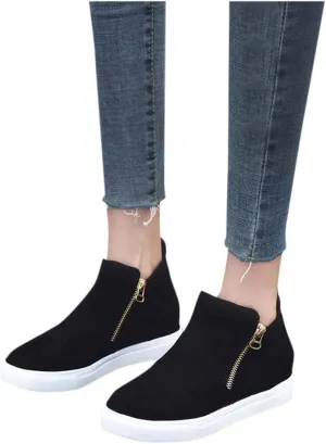 Walking Shoes for Women Slip on Gibobby Unisex Flat Memory Foam Cushioned Insole Casual Slip-On Loafers Sneakers Shoes