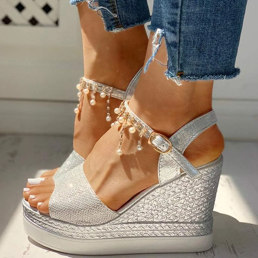 Wedge Sandals for Women Water Friendly Synthetic Material with Quick Dry Straps and Non Slip Sole for Poolside Wear Orthopedic Sandal Beach Dressy Flip Flops for Wide Toe 2025 Spring