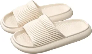 Women's Cloud Slides Shower Shoes with Drainage Holes Beach Non Slip Sandals Cloud Slippers for Women