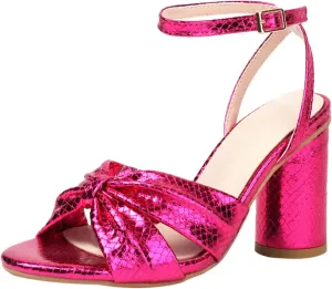 Women's Fashion Heel Sandals Large Size Thick High Heels Sandals Ankle Strap Sandal Heels for Women with Platform
