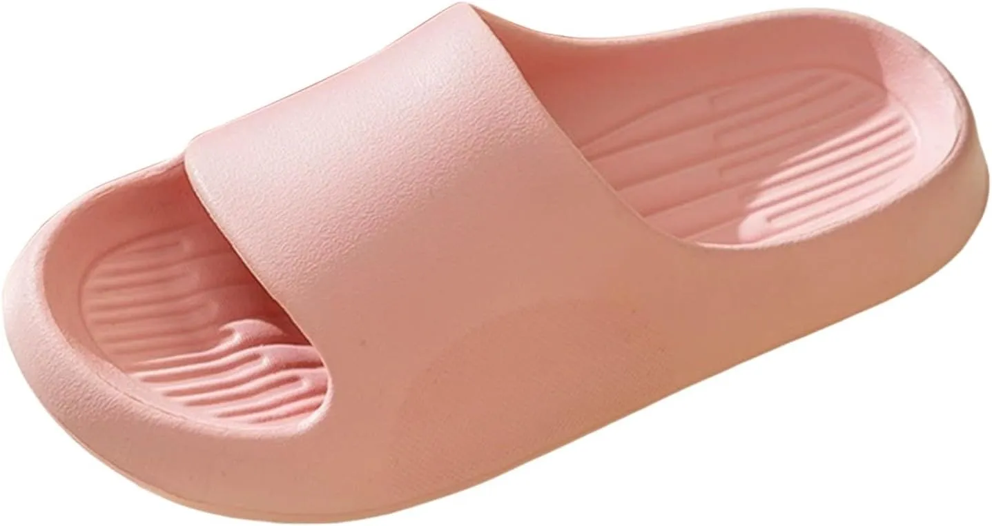 Women's Pillow Slippers Bathroom House and Pool Sandals Beach Non Slip Sandals Women's Non Slip Slippers