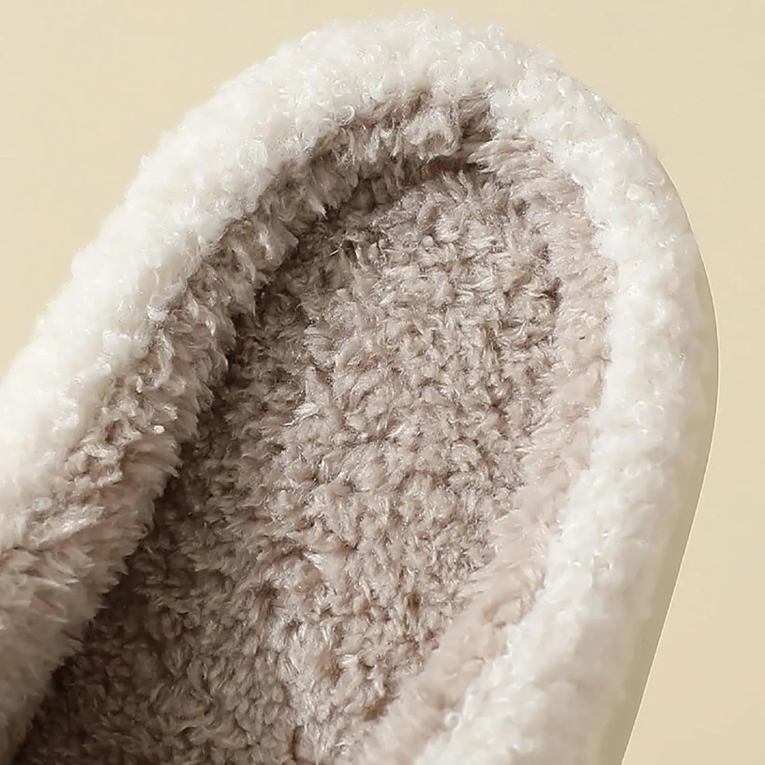 Women's Plush Heart Love Slippers - Blue Eyes Mushroom Cat Ears Retro Memory Foam Soft Plush Home Shoes