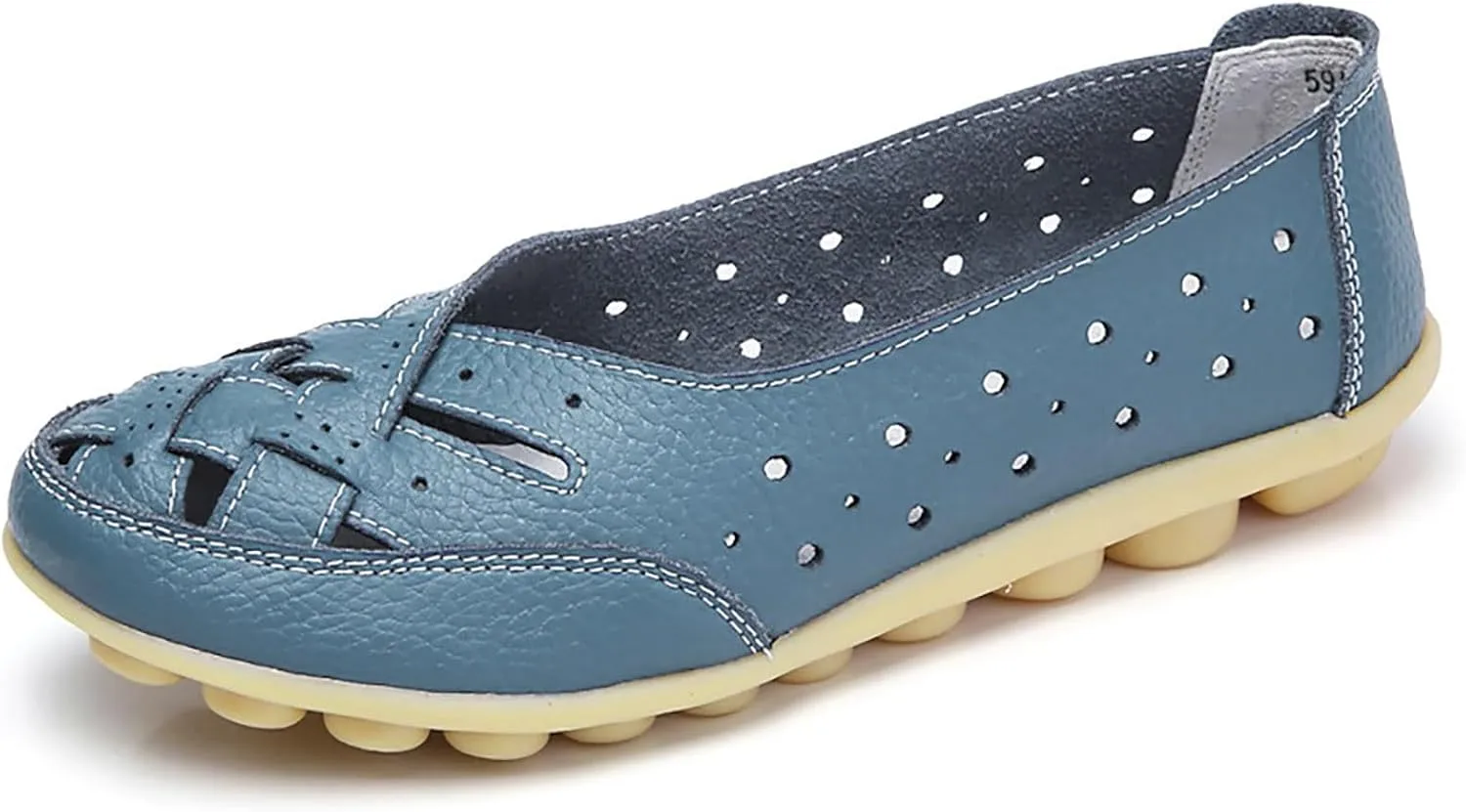 Women's Shoes Lady Sandals Leather Ankle Casual Slipper Soft Shoes Flip Flops That Fold Women's Sandal