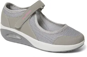 Women's Slip on Loafer Shoes Breathable mesh Casual Running Shoes Comfortable Mesh Slip on Easy Sneakers (Color : Gray, Size : 8.5 US)