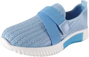 Women's Sneakers with Arch Support Slip On Wide Width Ortho Arch Support Sneakers for Women Walking Shoes Womens Wide Shoes Dressy Casual Womens Black Sneakers Cute Comfy Work Shoes for Women