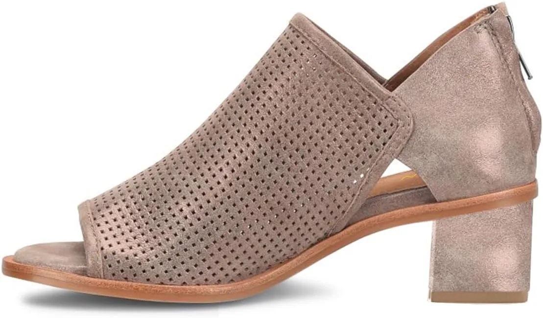 YDN Women's Peep Toe Booties Low Chunky Block Heels Back Zipper Sandal Ankle Boots Comfy Dress Daily Shoes Size 4-16 US