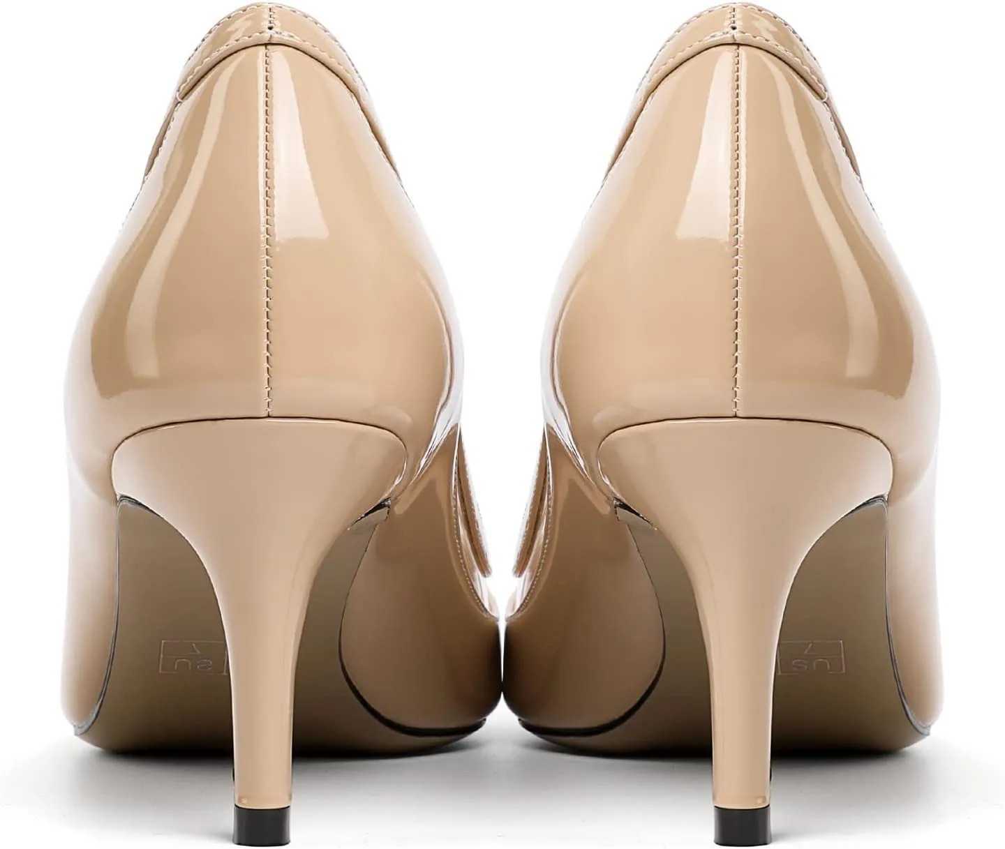YODEKS Women's Low Heels Pumps Pointy Toe Kitten Heel Daily Pumps Office Work Shoes for Bridal Evening Prom
